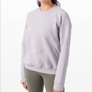 Lululemon City Sweat Crew Spacer Iced Iris